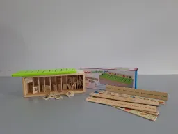 Едукативна дрвена играчка - Кутија на знаењето  ЈТ-001-11